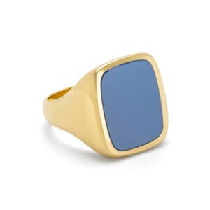 Zegelring-heren-geelgoud-classic-antiek-met-middenblauwe-lagensteen-zegelringvooru-DBHL073
